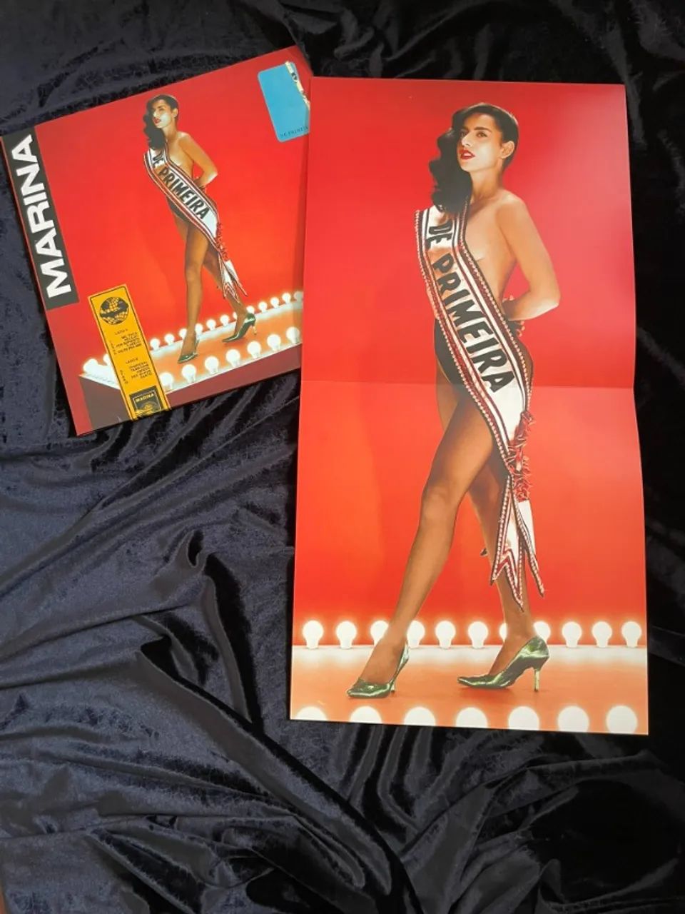 capa + poster marina sena de primeira lp - Foto 2
