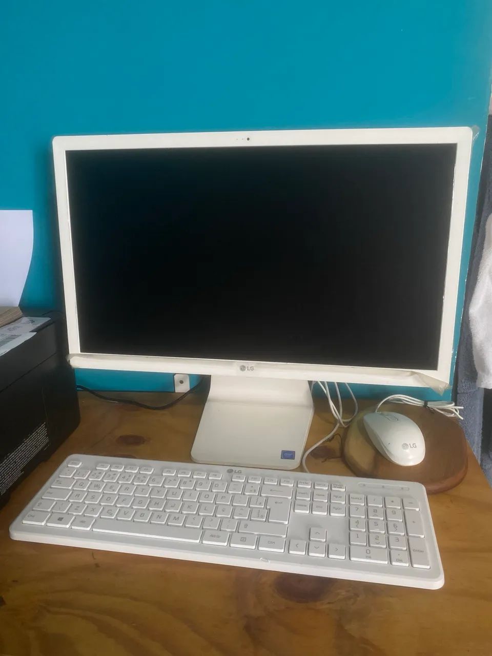 computador LG branco
