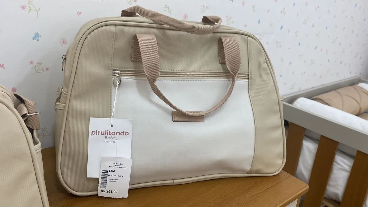 Bolsa de Maternidade G + Mochila - Pirulitando - Foto 3