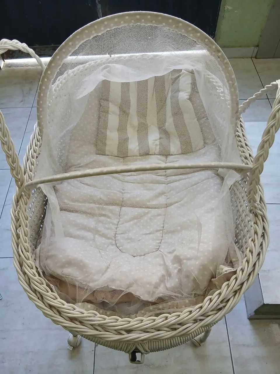 Berço Moisés de vime. - Foto 2