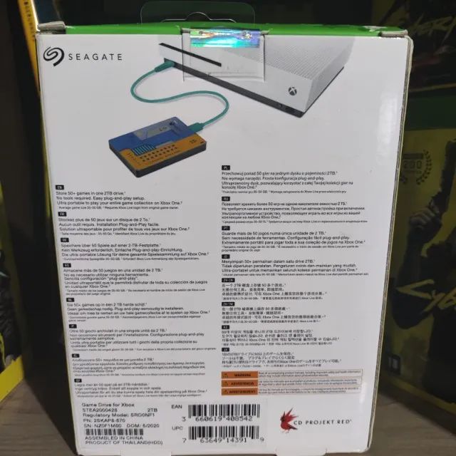  Xbox one Game Drive 2TB Seagate CyberPunk - Foto 3
