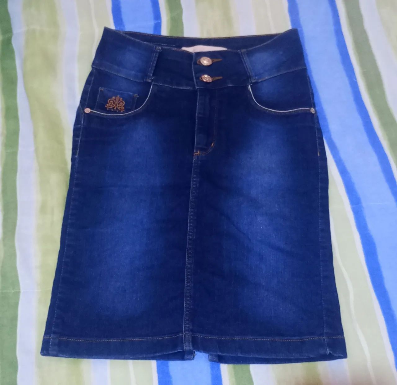 Saia jeans tamanho 36