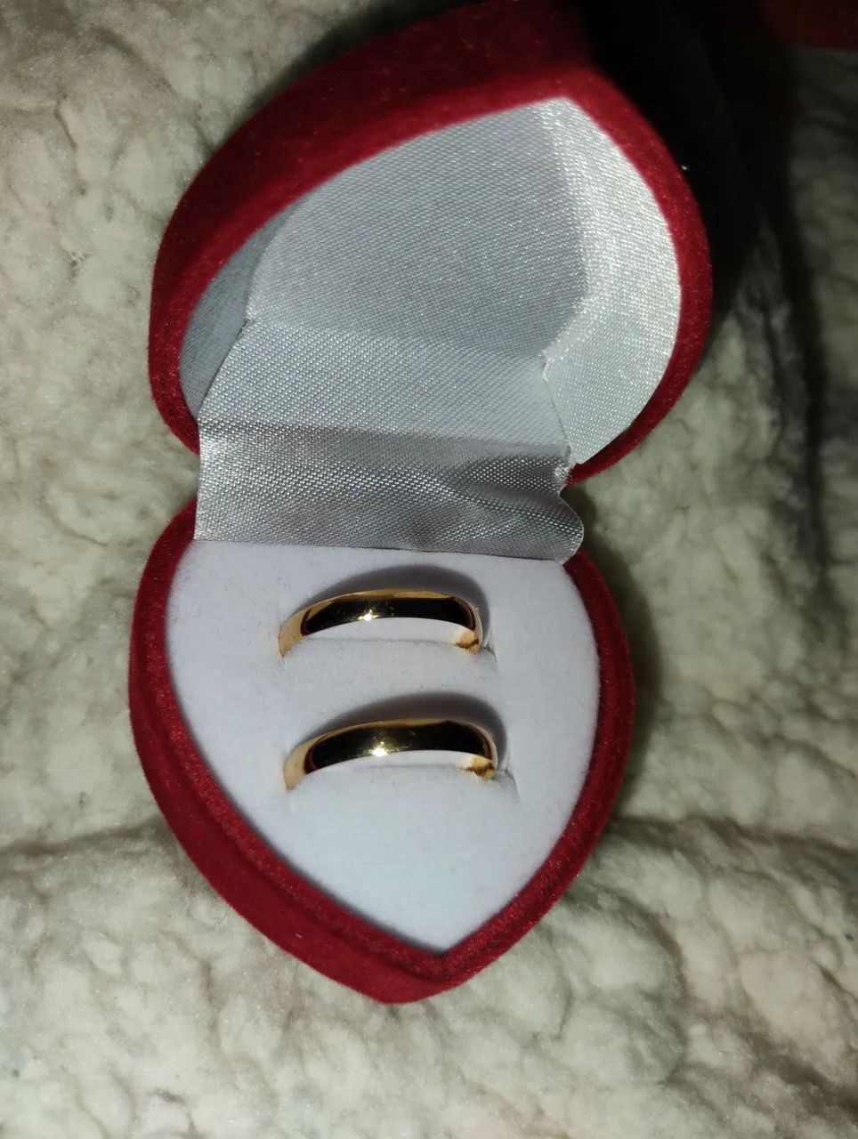 Par de aliança de Ouro - Foto 2