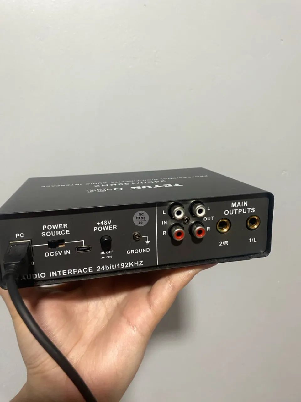 Interface de áudio teyun Q24 nova
