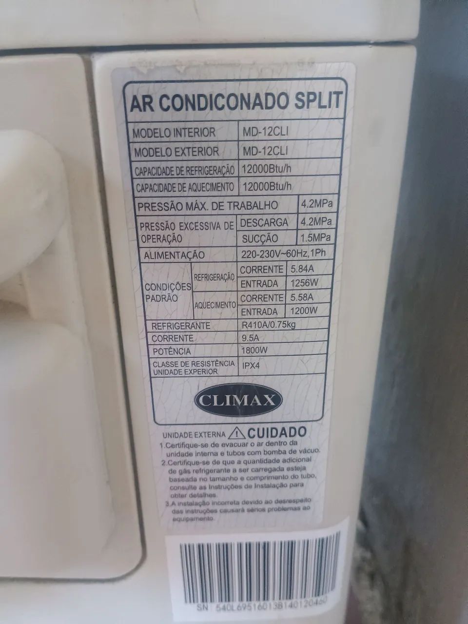 Ar condicionado quente e frio 12000btus - Foto 4