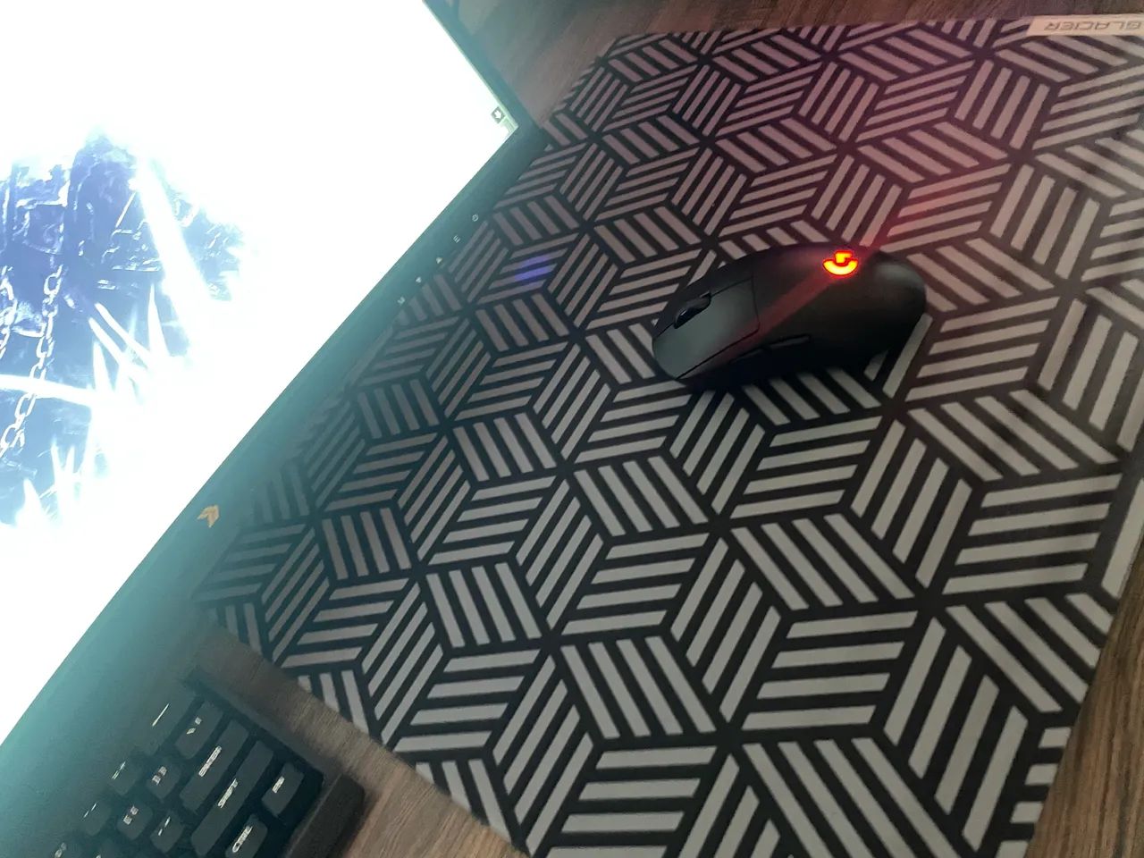 Mousepad vidro titorion