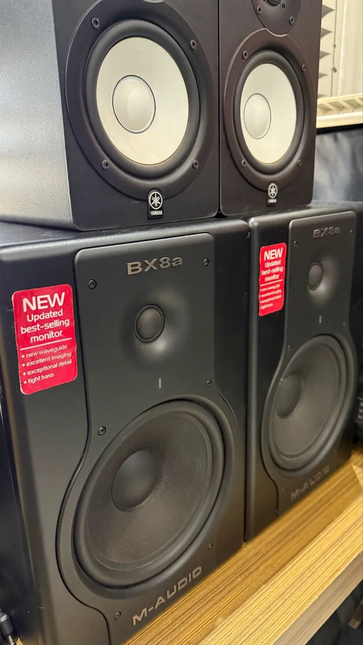 Monitor M-audio BX8a ativo par - Foto 2