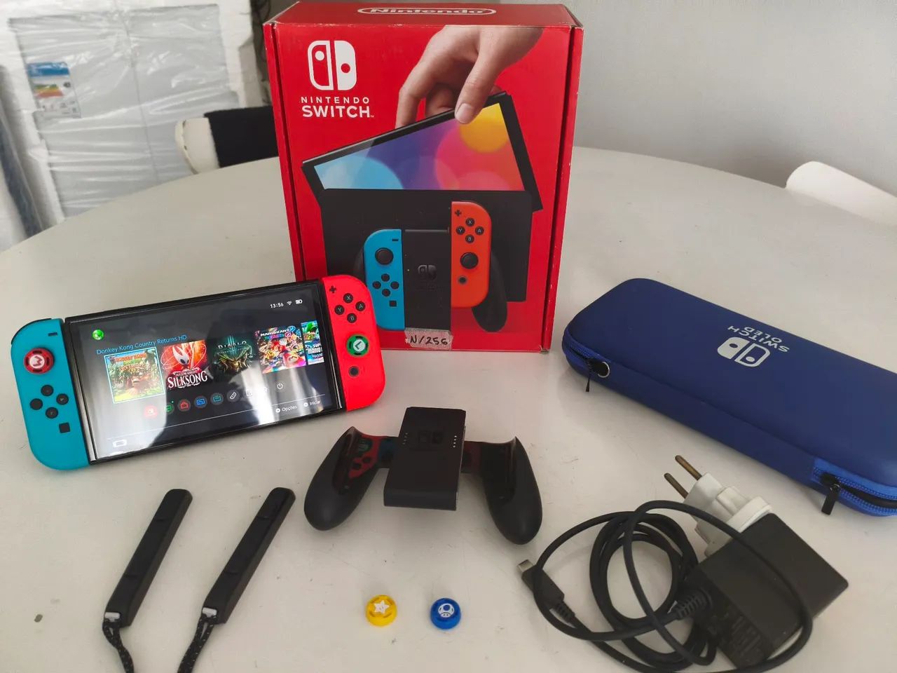 Nintendo Switch OLED - DESBLOQUEADO 256gb - Foto 4