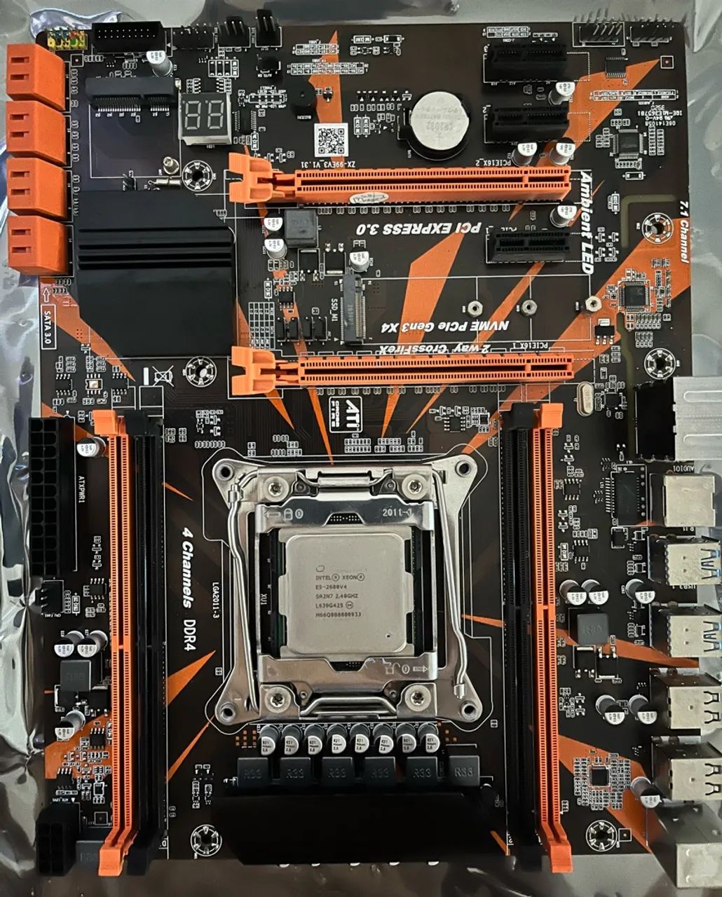 Placa mãe x99 + Xeon 2680V4