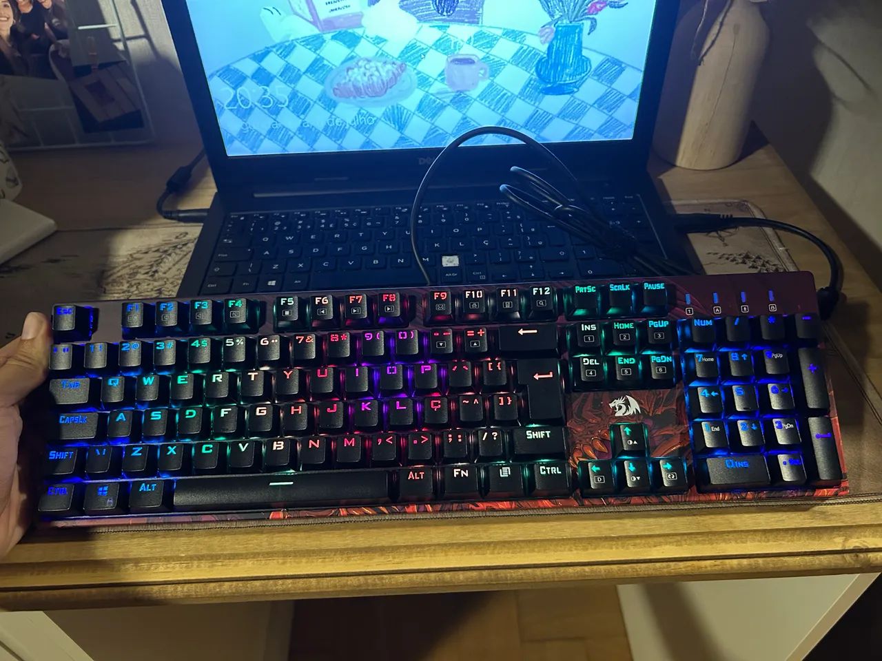Teclado Redragon Infernal Viserion - Foto 2