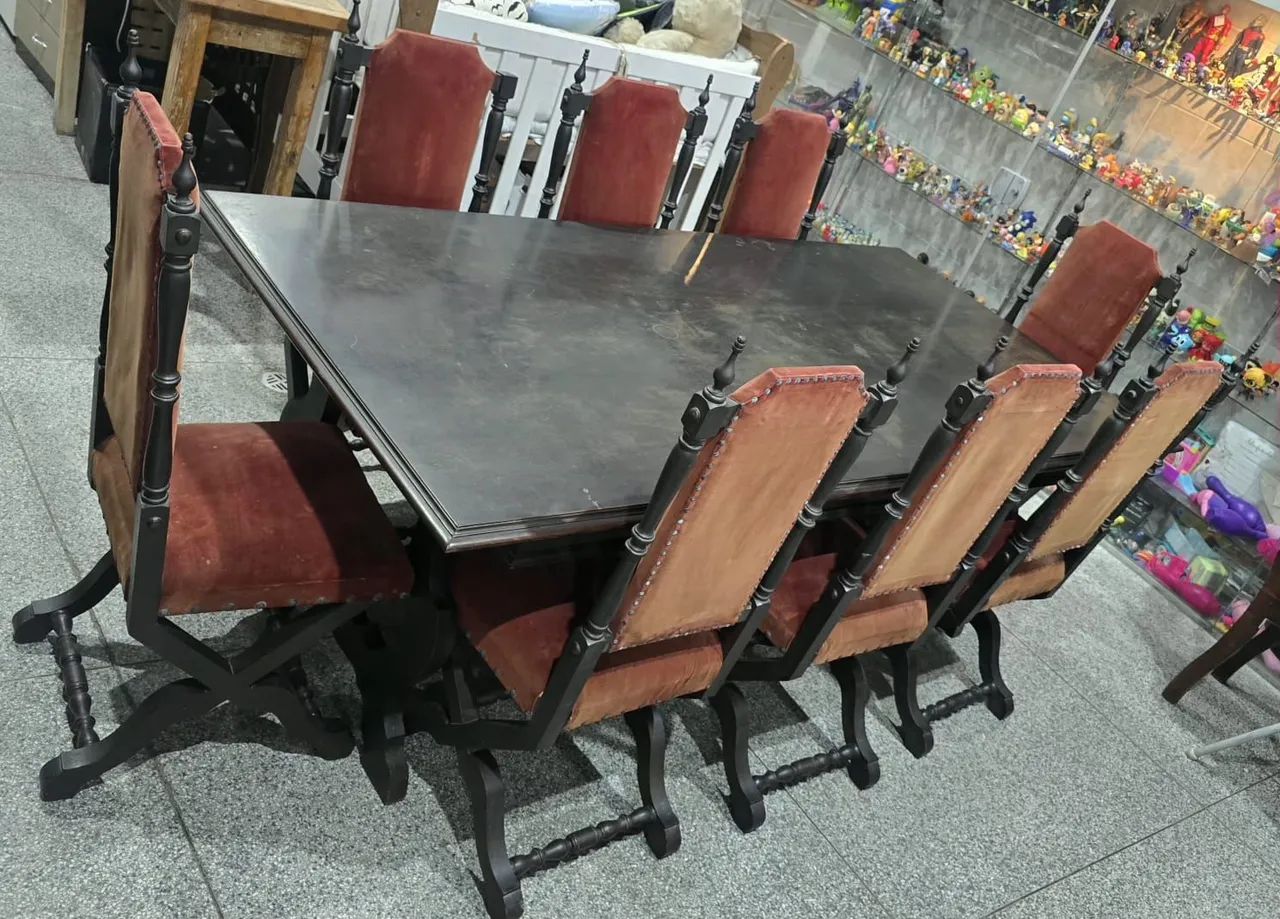 Mesa com 8 Cadeiras VINTAGE - Foto 3