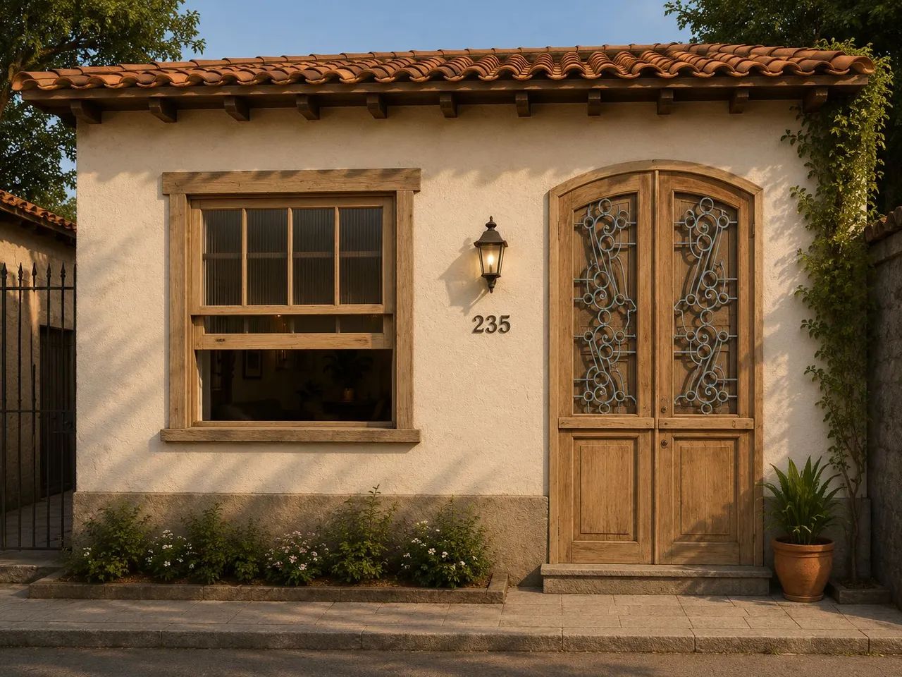 Porta de Madeira com Design Clássico - Foto 3