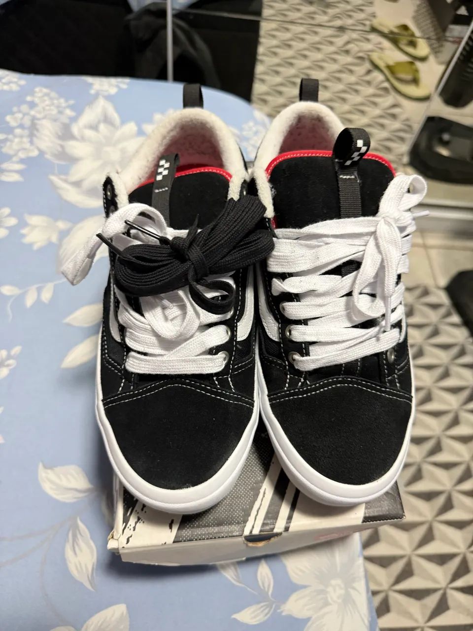 Tênis Vans Old Skool 36+ Preto e Branco  - Foto 5
