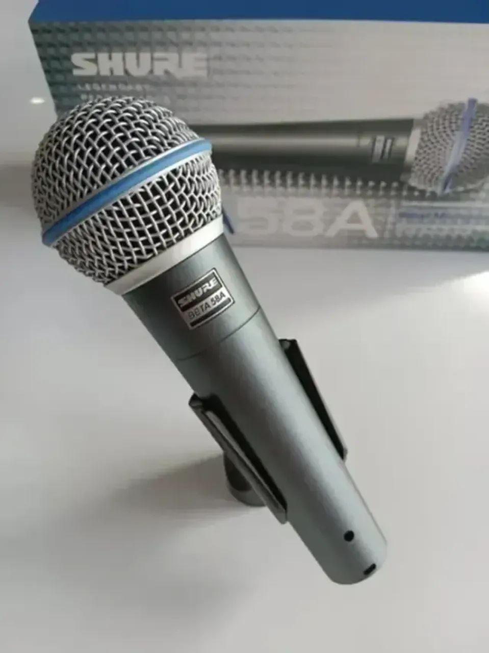 CONVERSOR MICROFONE SEM FIO UHF TRANSM RECP VEDO VD6701 + Microfone SHURE BETA 58A - Foto 3
