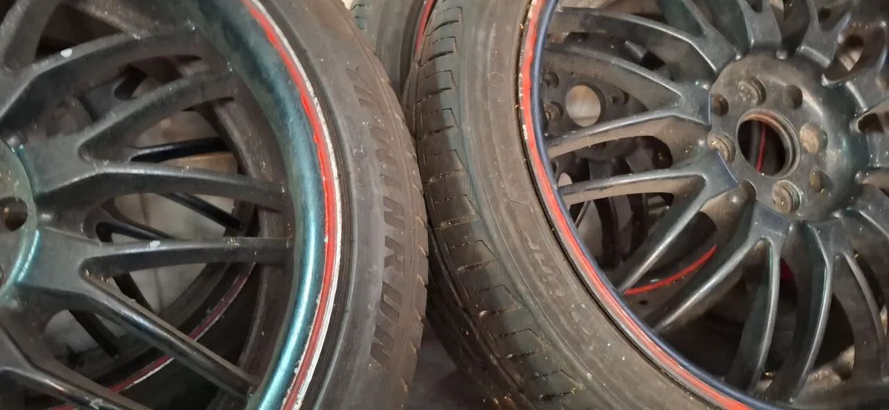 Rodas aro 18 com pneus novos - Foto 2