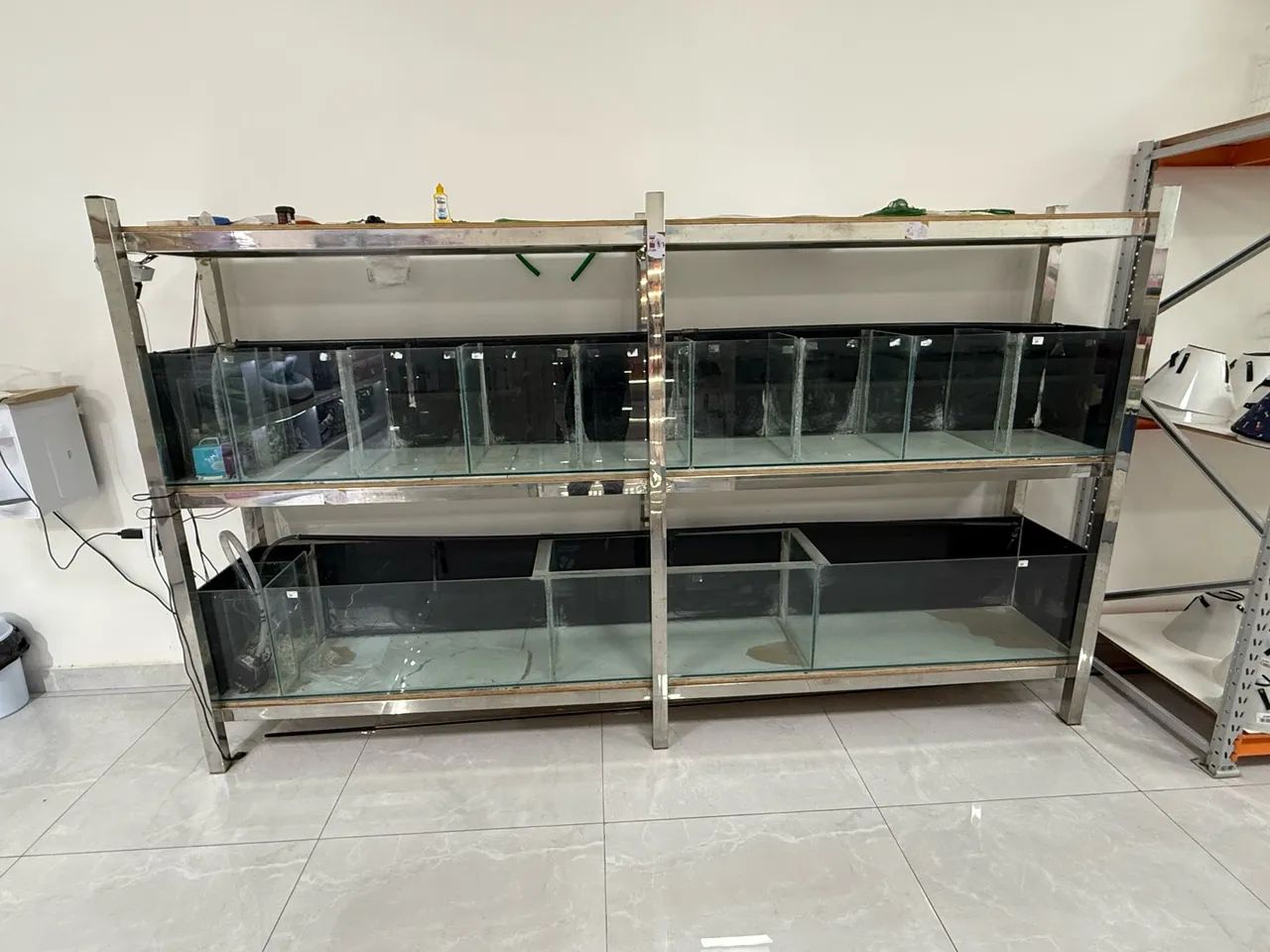 Galeria de aquário com sump 