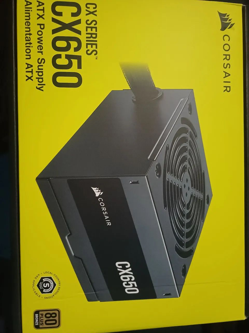 Fonte corsair cx650 - Foto 2