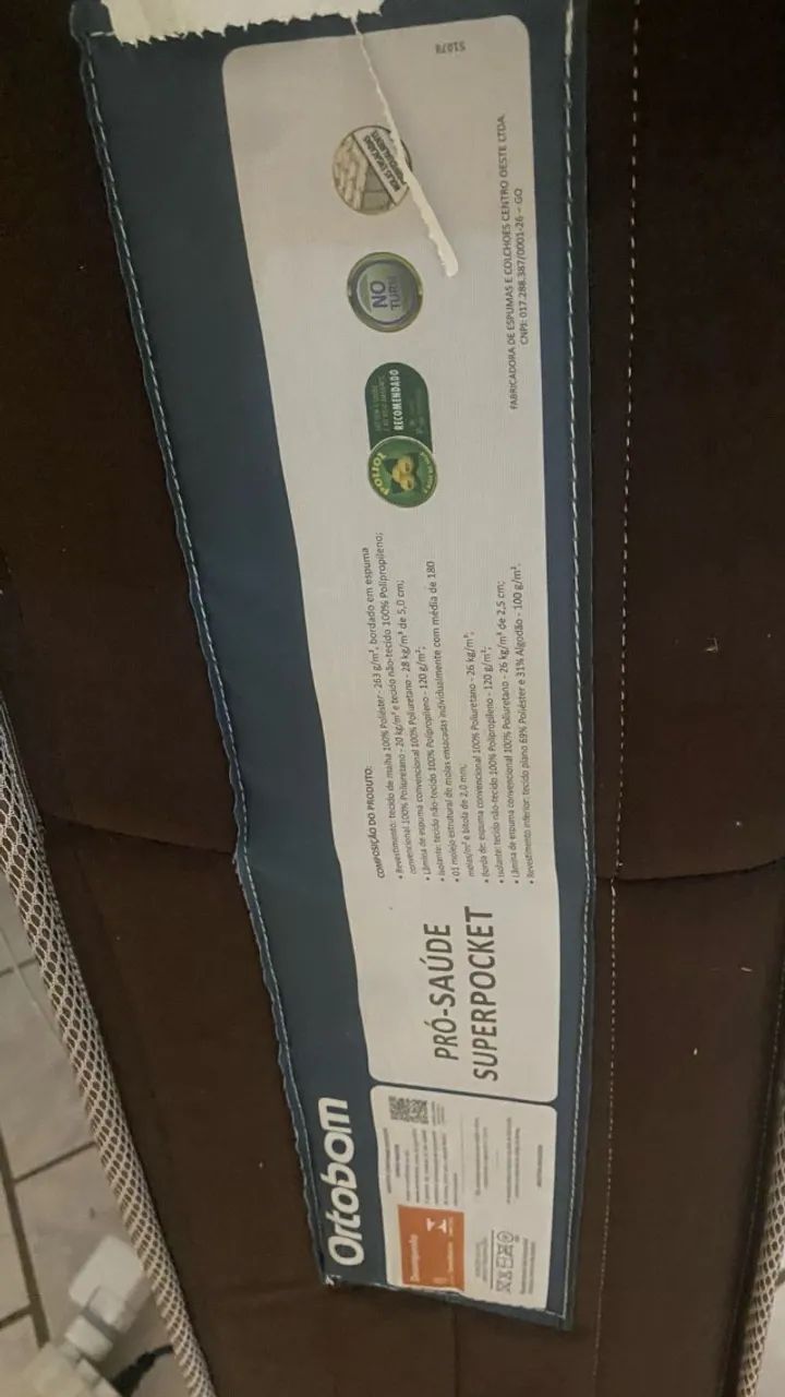 Colchão de mola Ortobom Pró-saúde  - Foto 3