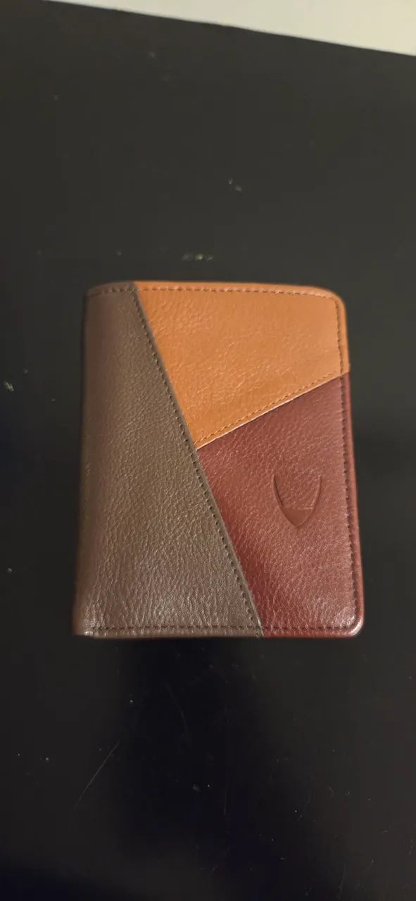 Carteira Masculina Hidesign em Couro Legítimo Tri-Tone (Nova)