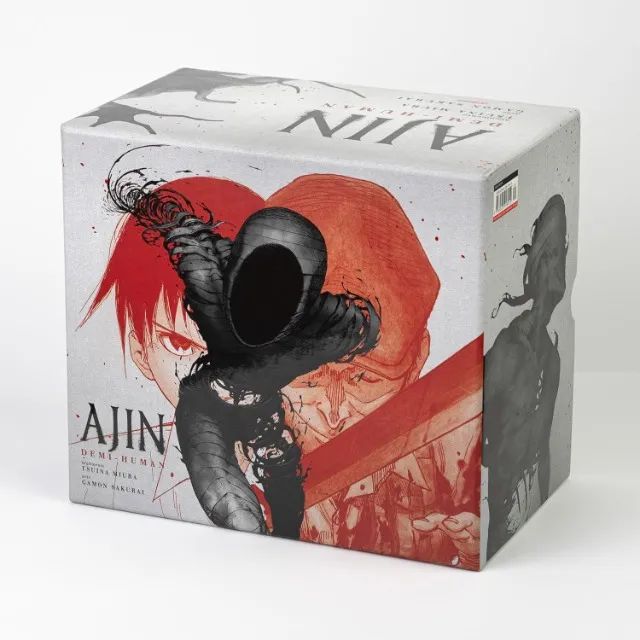 Box Mangá Ajin com 17 Volumes - Coleção Completa (Novo e Lacrado