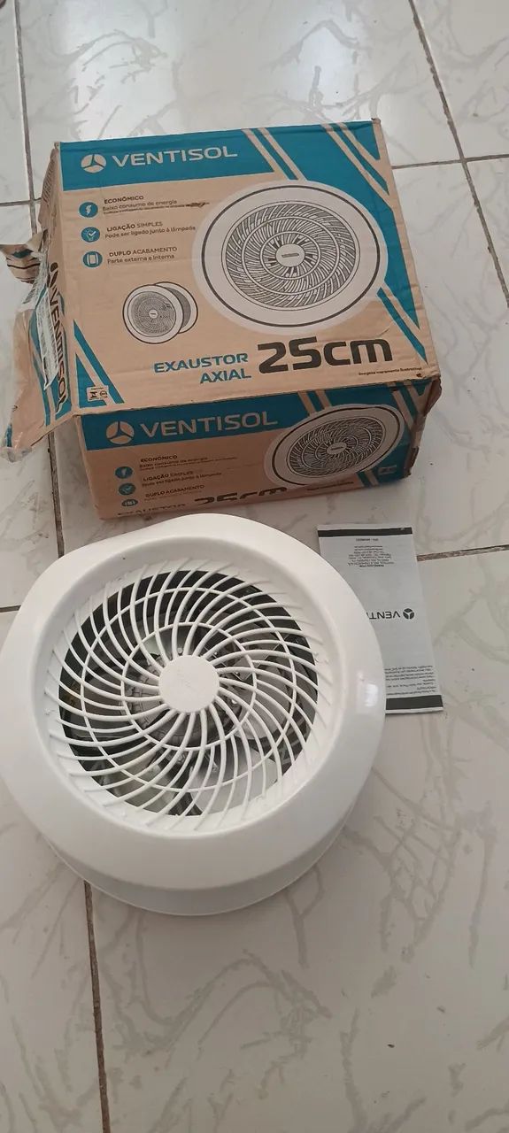 Vendo Exaustor ventisol 25cm  - Foto 3