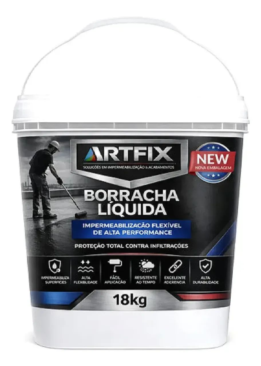 Borracha Liquida Impermeabilizante 18kg Proteção Contra Infiltração