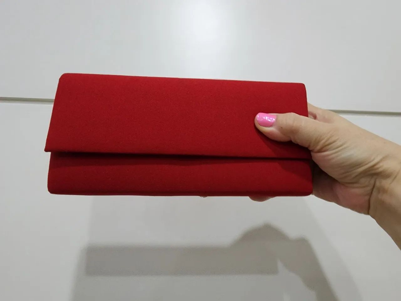 Bolsa de mão vermelha 