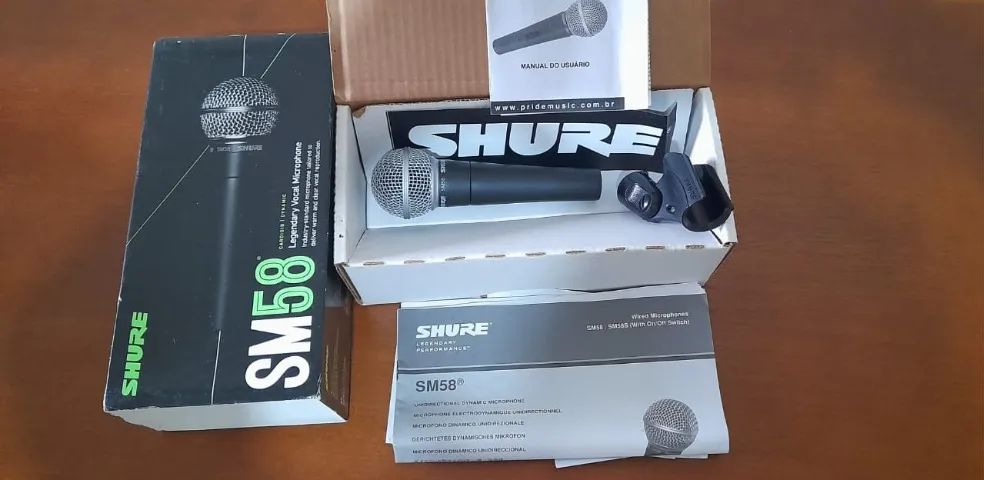 Microfone para vocal Shure SM58 - ORIGINAL - Foto 4