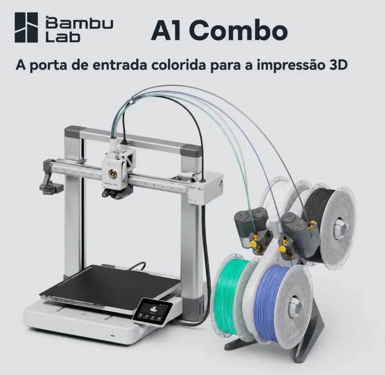 Bambu lab a1 impressora 3d acompanha brindes. 