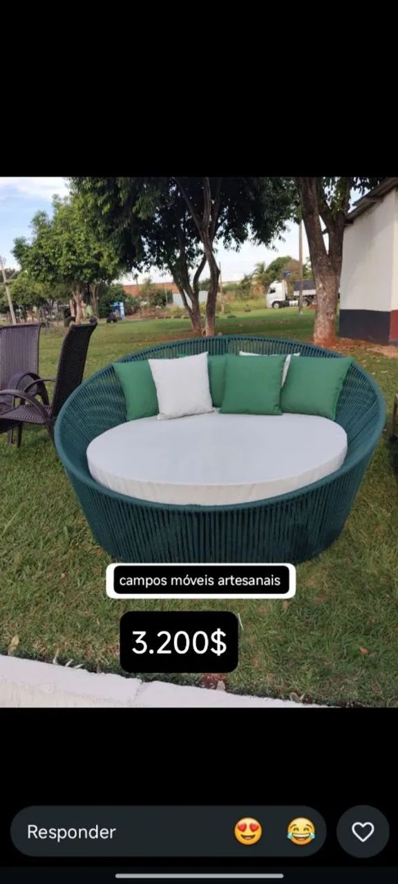 Chaise ostra na corda náutica 