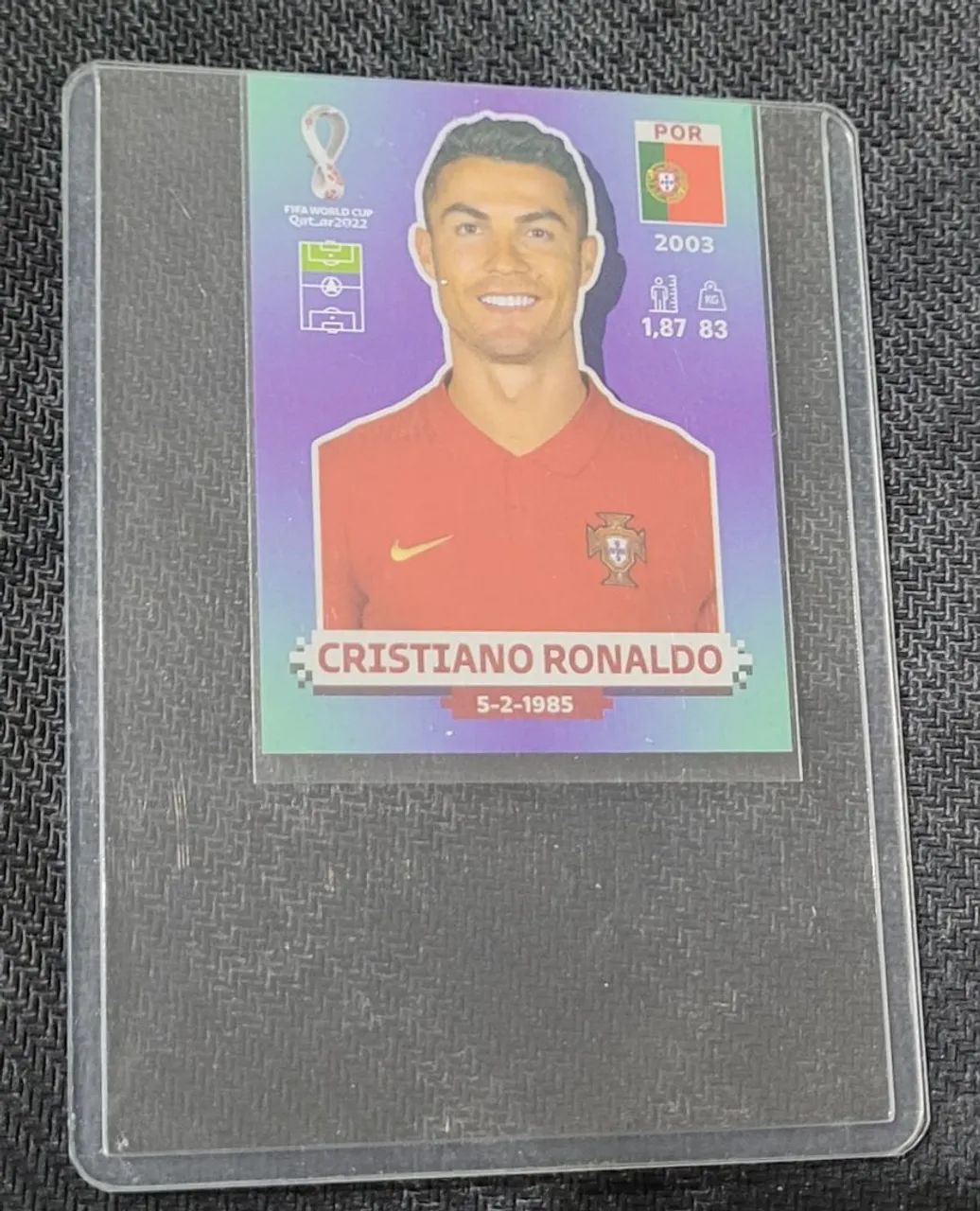 Figurinha Cristiano copa 2022