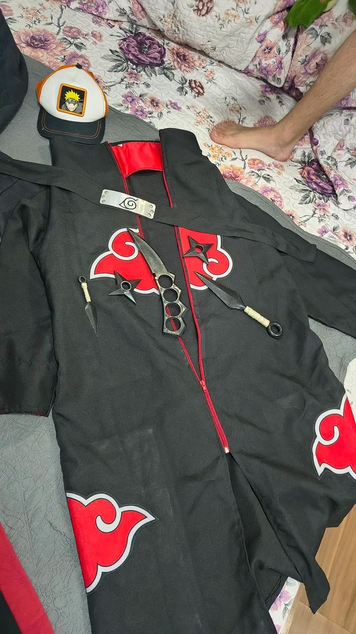 Kit Naruto - Akatsuki e Acessórios + Conj. Moletom - Foto 2
