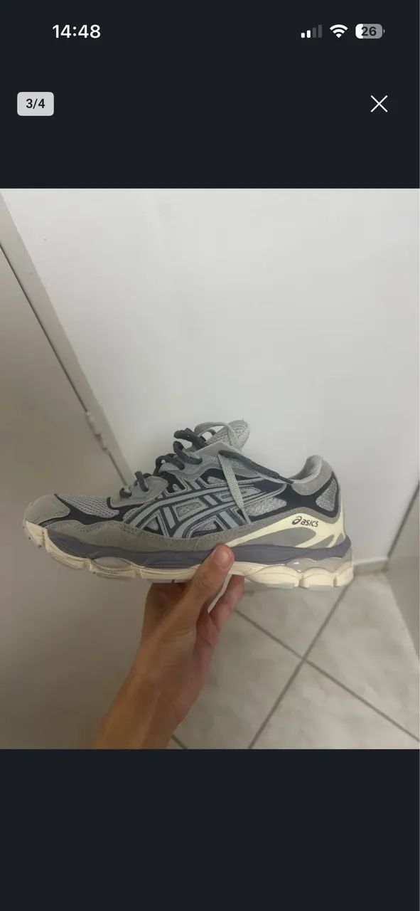 Asics Nyc gel cinza  - Foto 3