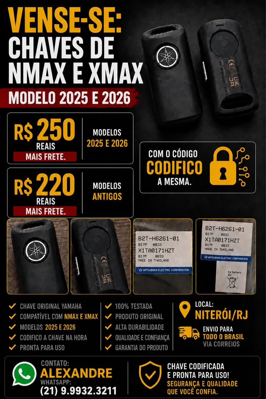 Chave nmax é xmax flúor 