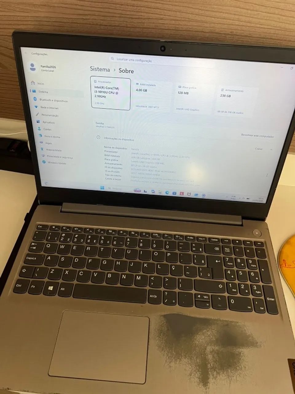 VENDO NOTEBOKK LENOVO USADO  - Foto 2