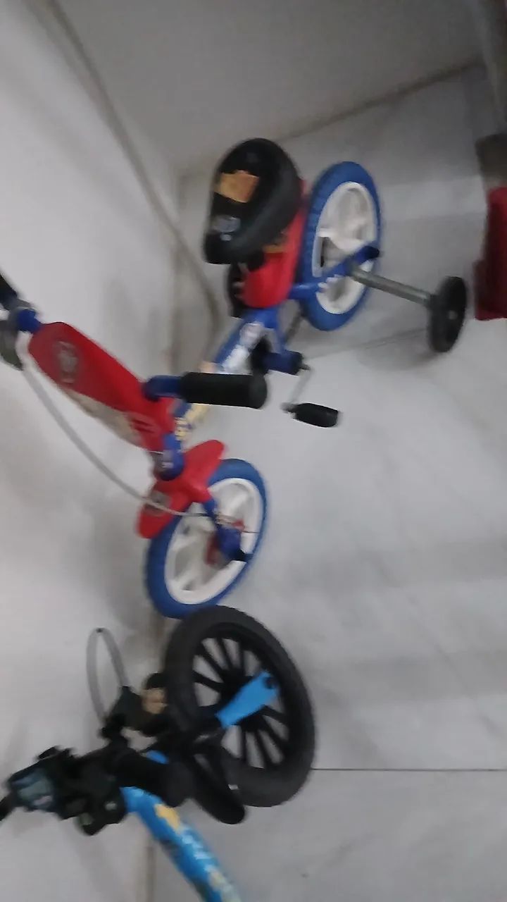 01 bicicleta com rodinhas infantil - Foto 3