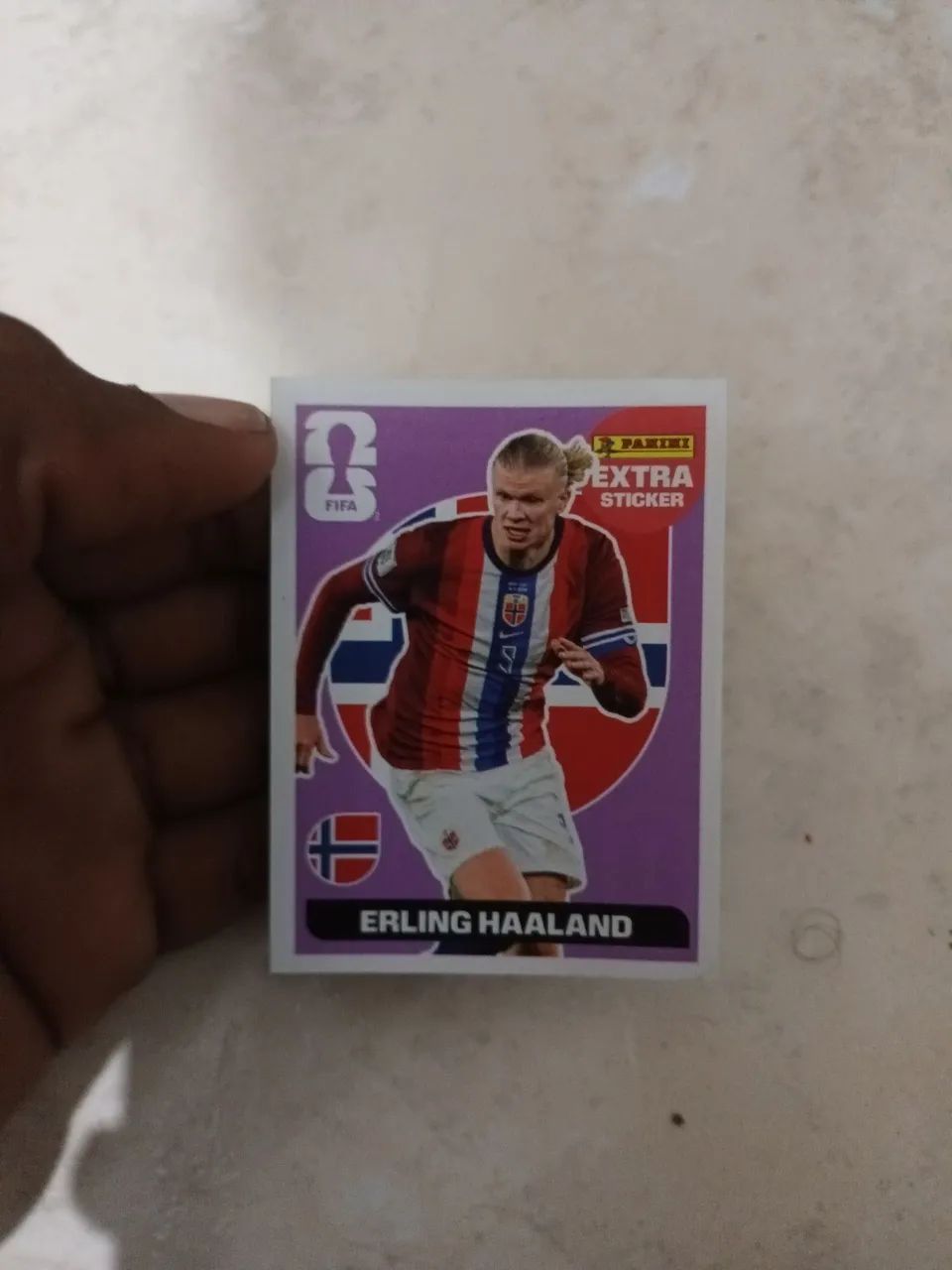 Figurinha extra stcker haland regular 