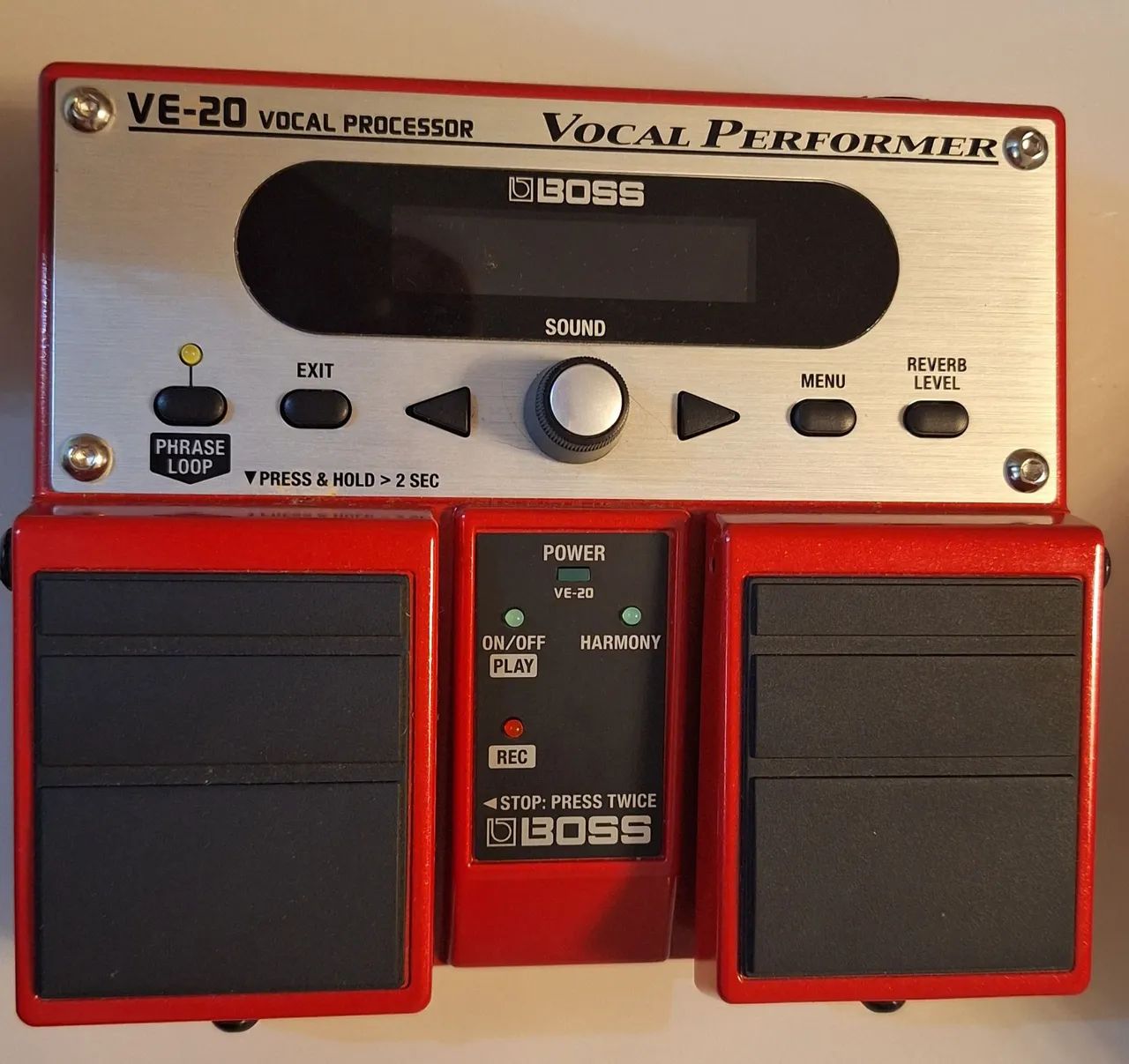 VE-20 BOSS - Produto novo, na caixa, usado uma única vez