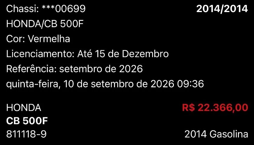 Cb 500f 2014 extra 21.000,00 - Foto 5