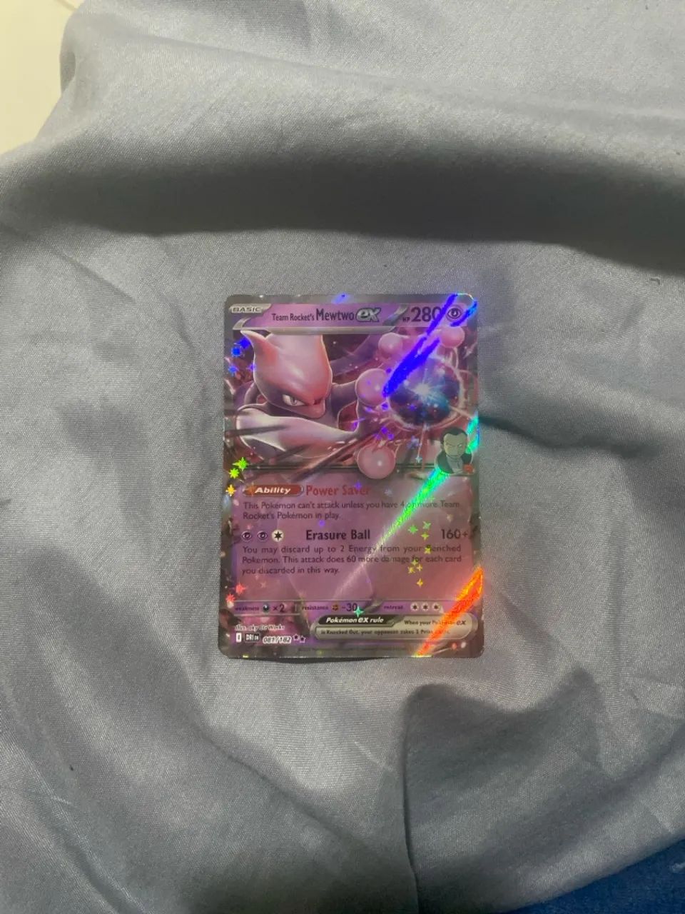Carta Mewtwo ex da equipe rocket