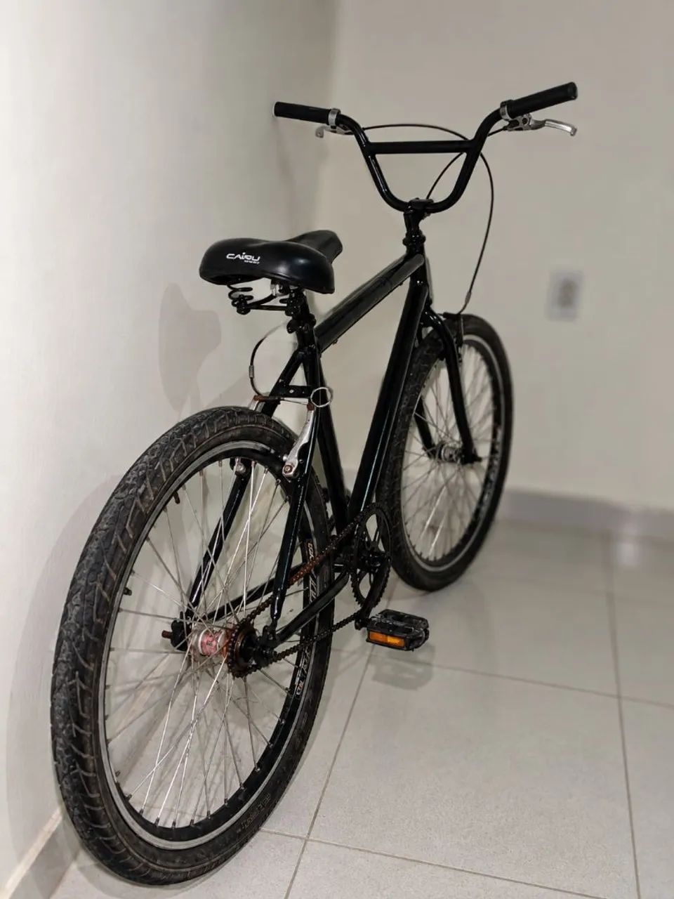 BICICLETA ARO 26 PRETA, TEM CONVERSA NO VALOR. - Foto 4
