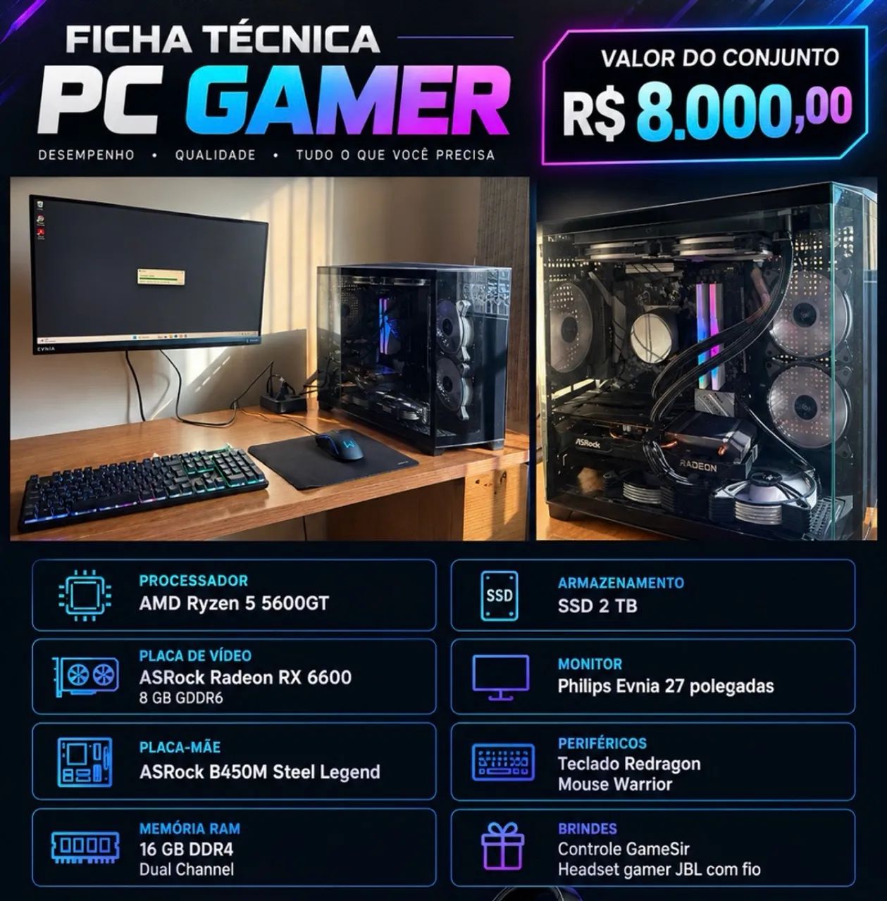 Pc Gamer Completo 