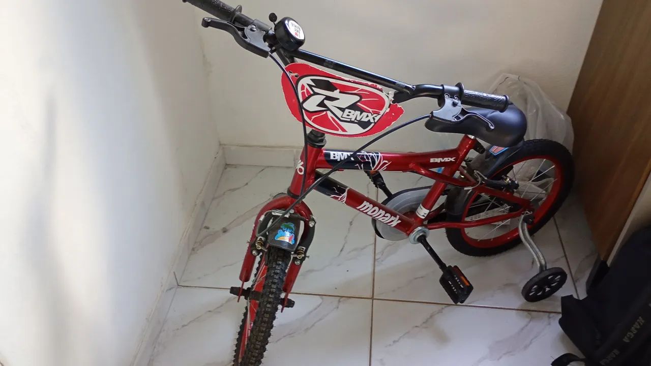 Bicicleta Monark Aro16 Preta  - Foto 5