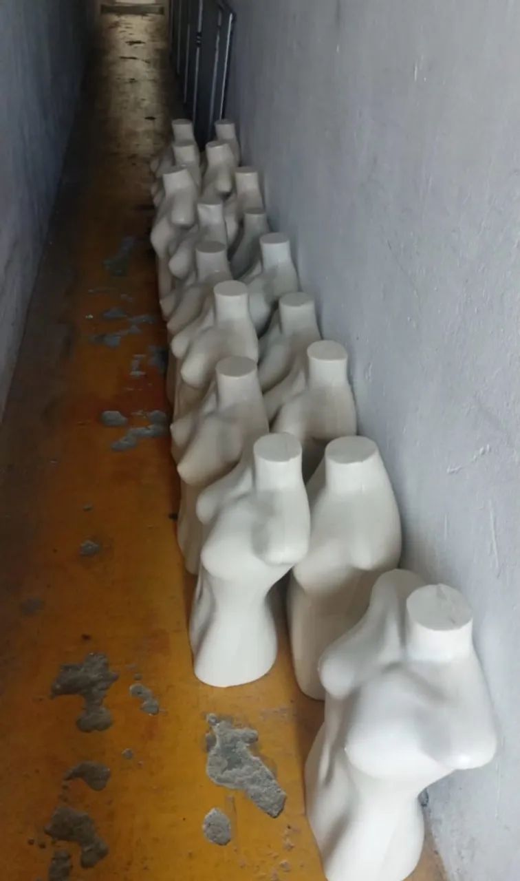 Busto manequim feminino 