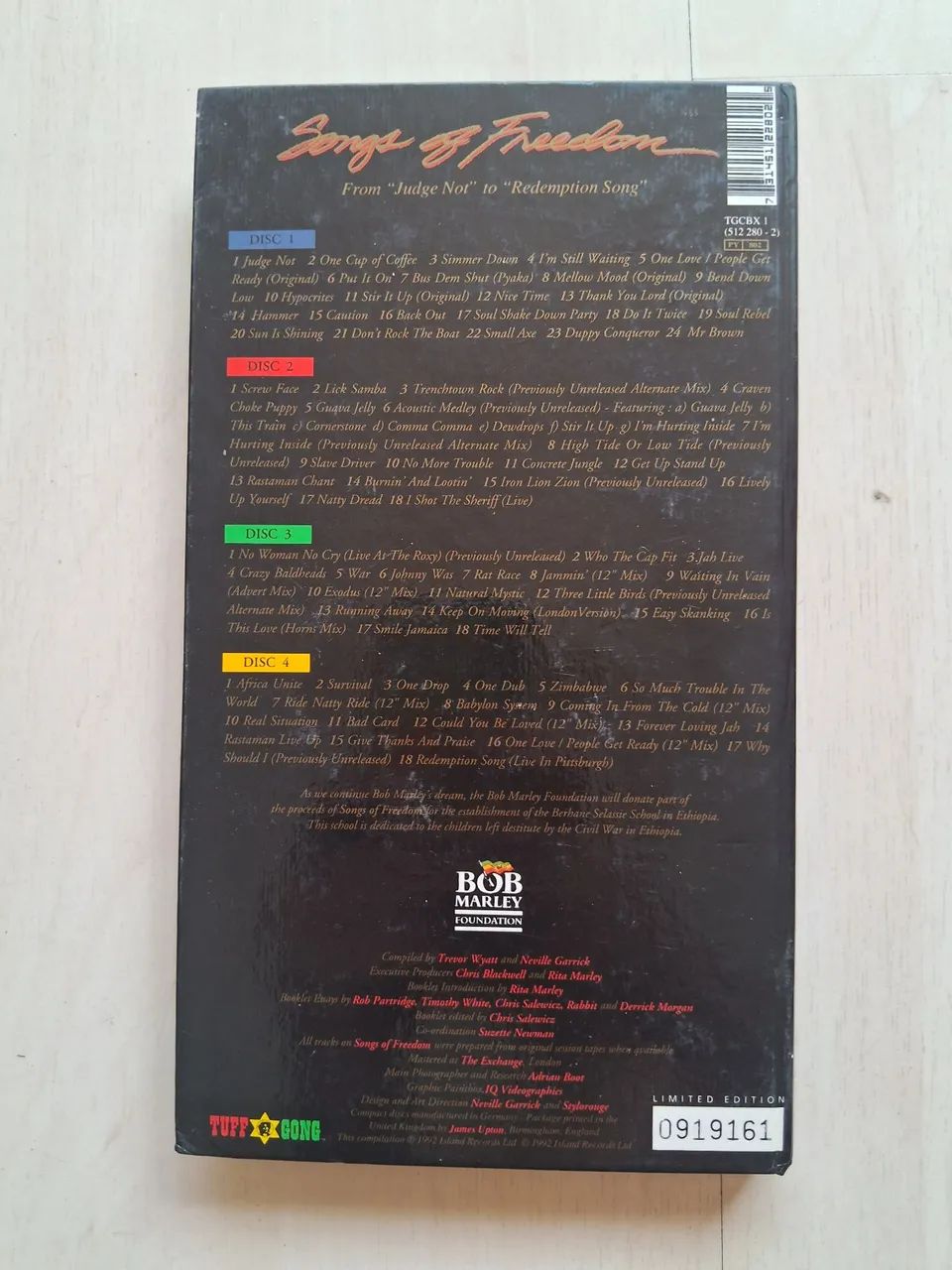 Caixa de CDs Bob Marley "°Songs of Freedom" - Foto 4