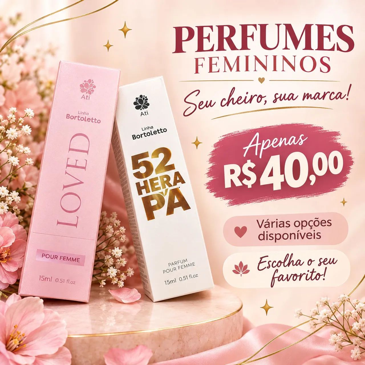 Perfumes femininos