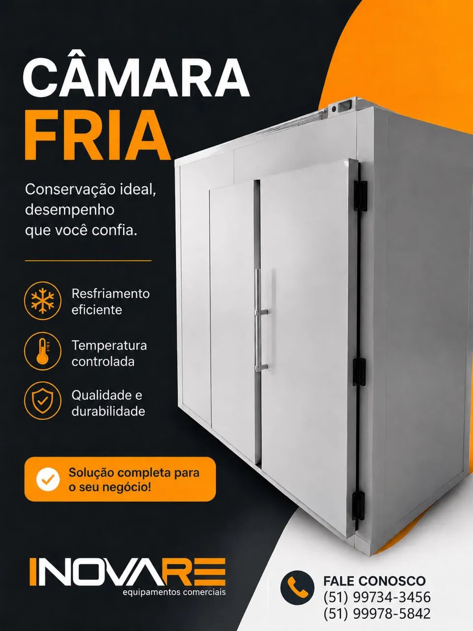 Câmera fria sob medida - Geladeiras e Freezers - Nova Hartz