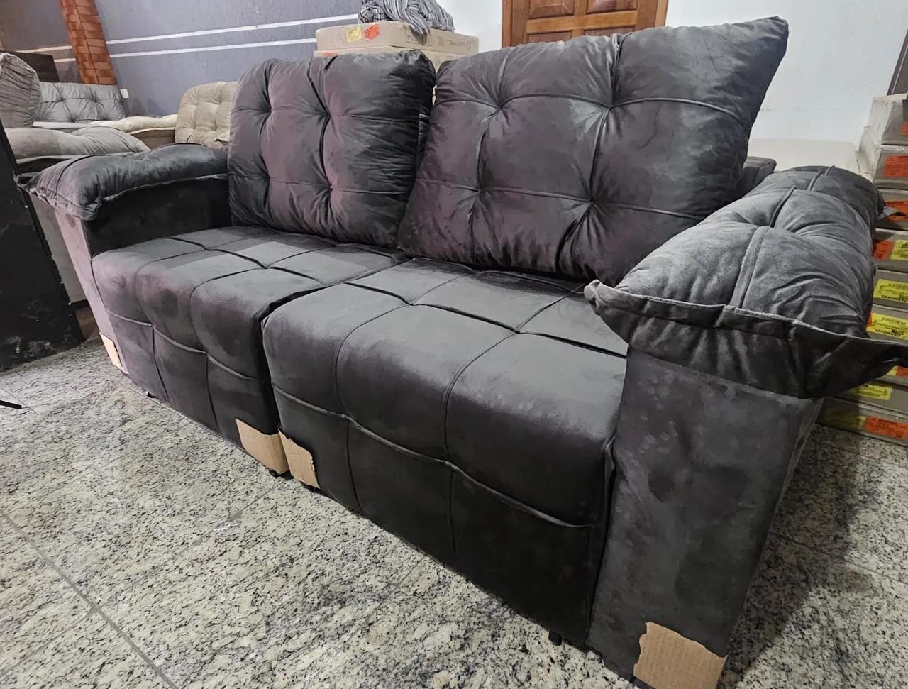 SOFÁ RETRÁTIL NOVO / ENTREGAMOS 