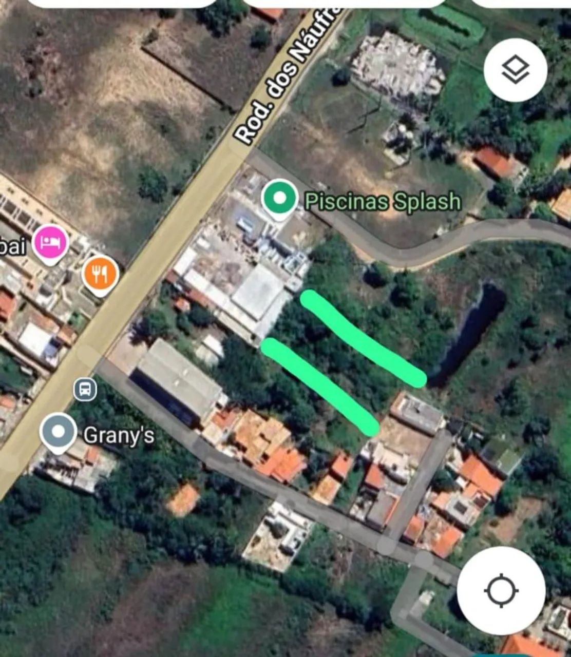 Terreno medindo 22x60m 