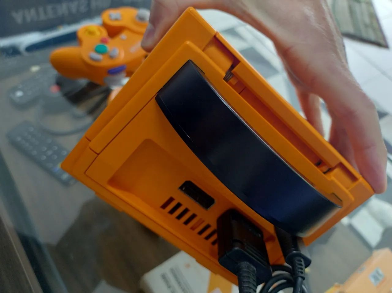 Nintendo Game Cube Laranja com picoboot  - Foto 5
